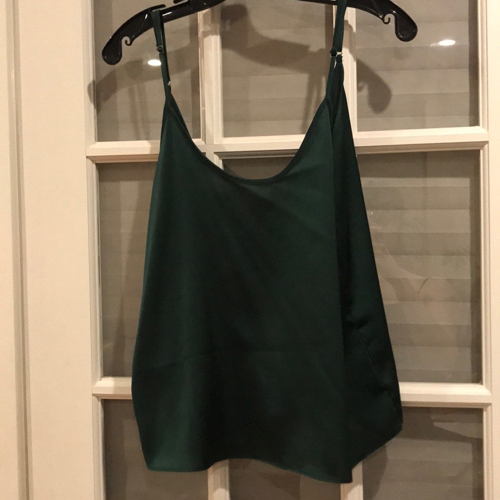 💚 As Is Cotton Candy LA Green Camisole 💚